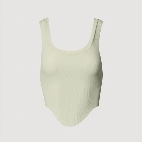 Mott50 Coolibar Isola Corset Tank in French Vanilla - Picture 4 of 8